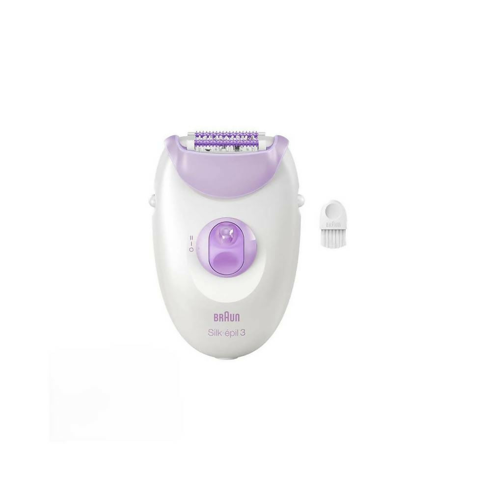 ماكينة إزالة الشعر للسيدات من براون SE 3000 باللون الأبيض * الأرجواني. (ضمان دولي) ماكينة إزالة الشعر للسيدات من براون SE 3000 باللون الأبيض * الأرجواني. (ضمان دولي)